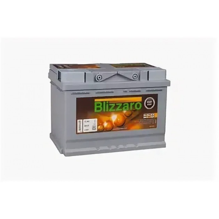 Аккумулятор BLIZZARO EFB Asia 72R обр. пол. 600A 261x173x220