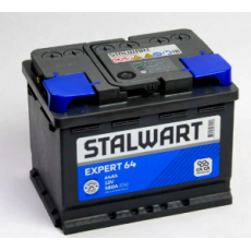 Аккумулятор STALWART Expert 64L прям. пол. 580А 242х175х190