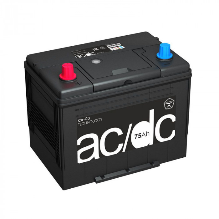 Аккумулятор AC/DC 85D26R 75L прям. пол. 660A 260x173x220