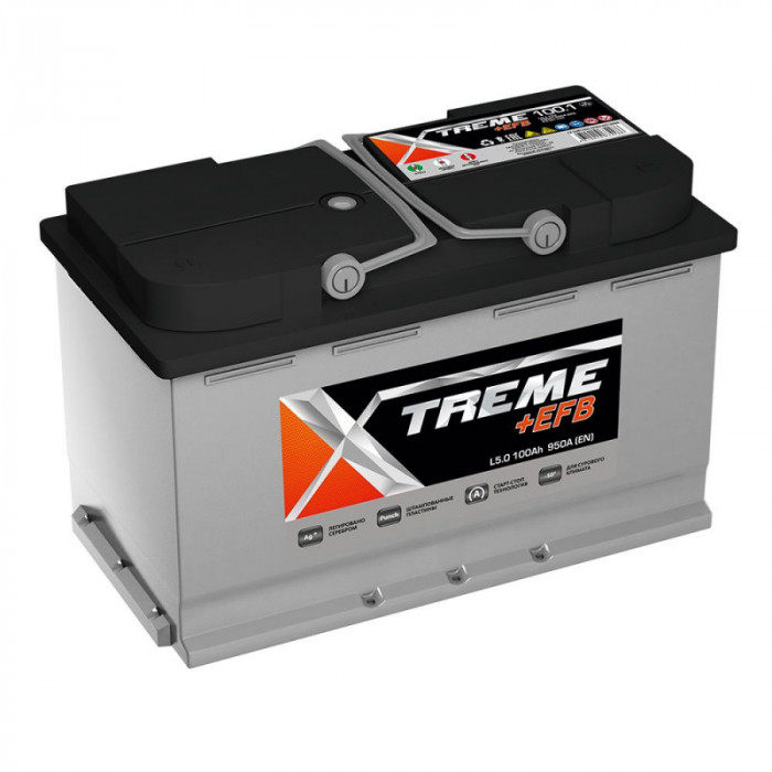 Аккумулятор XTREME +EFB L5 100R обр. пол. 950A 353x175x190