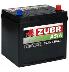 Автомобильный аккумулятор Zubr Ultra Asia 75D23L 65R+ 650А обр. пол. 232x173x220