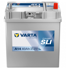 Аккумулятор VARTA SLI A14 40 Ач обр. пол. тонк. кл. 330A 187x127x220
