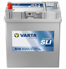 Аккумулятор VARTA SLI A15 40 Ач прям. пол. тонк. кл. 330A 187x127x220