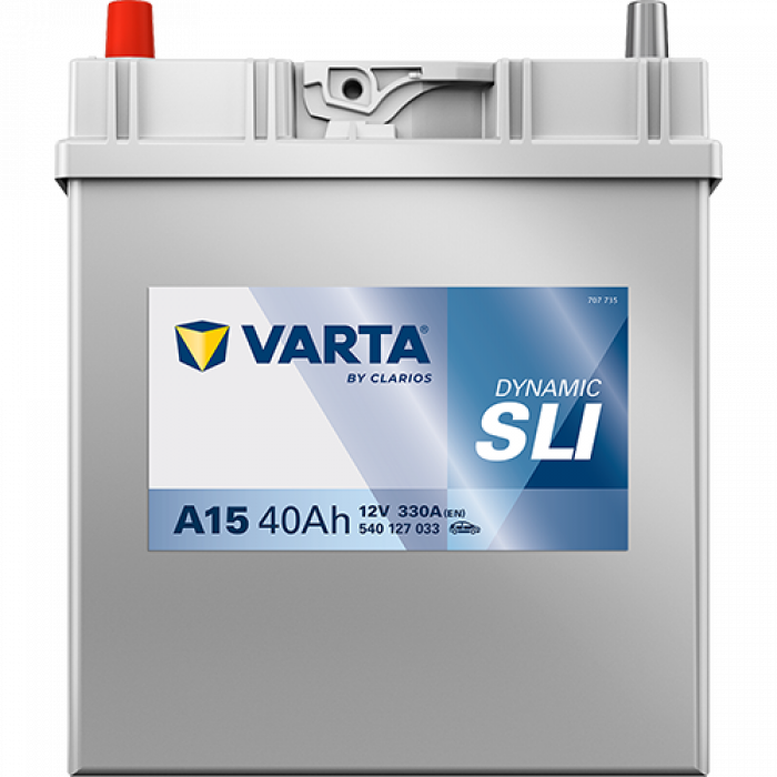 Аккумулятор VARTA SLI A15 40 Ач прям. пол. тонк. кл. 330A 187x127x220