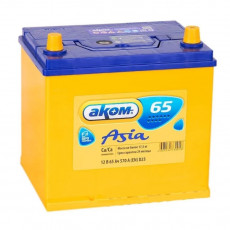 Аккумулятор АКОМ Asia 65R обр. пол. 570A 232x173x220 (65D23L)