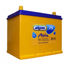 Аккумулятор АКОМ Asia 75R обр. пол. 630A 261x173x220 (85D26L)