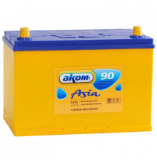 Аккумулятор АКОМ Asia 90L прям. пол. 800A 306x173x220 (105D31R)