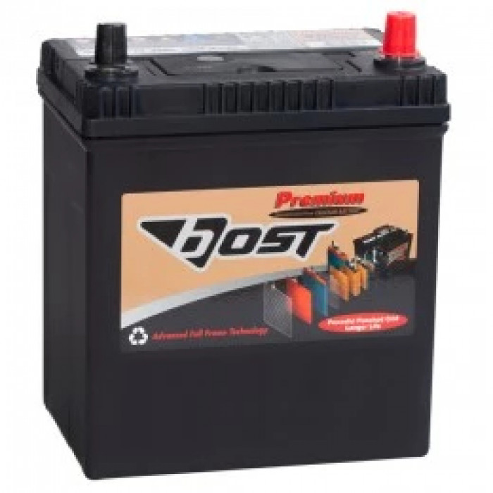 Аккумулятор BOST PREMIUM Asia 44R обр. пол. тонк. кл. 390A 187x127x220 (50B19L)