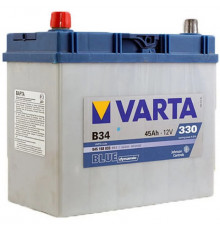 Аккумулятор VARTA B34 Blue Dynamic 45Ач прям. пол. 330A 238x129x227