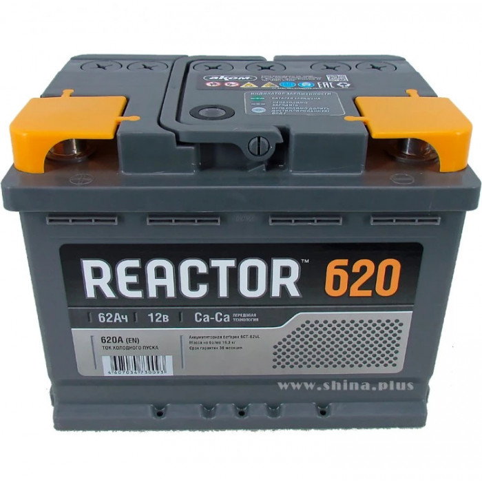 Аккумулятор Аком Reactor 62R обр. пол. 660A 242x175x190