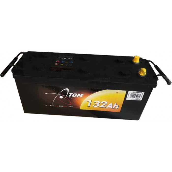 Аккумулятор Атом 132 рус прям. пол. 880A 513x220x200