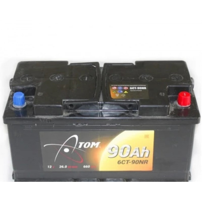 Аккумулятор Атом 90R обр. пол. 660A 353x175x190