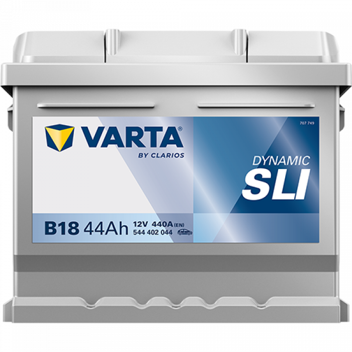 Аккумулятор Varta SLI B18 44R обр. пол. низкий 440A 207x175x175