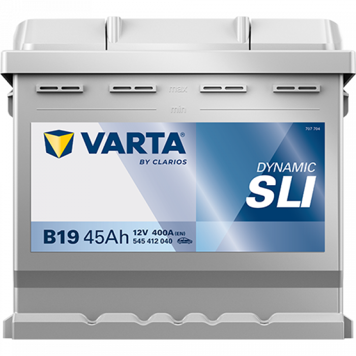 Аккумулятор Varta SLI B19 45 Ач обр. пол. 400A 207x175x190