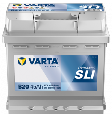 Аккумулятор Varta SLI B20 45 Ач прям. пол. 400A 207x175x190