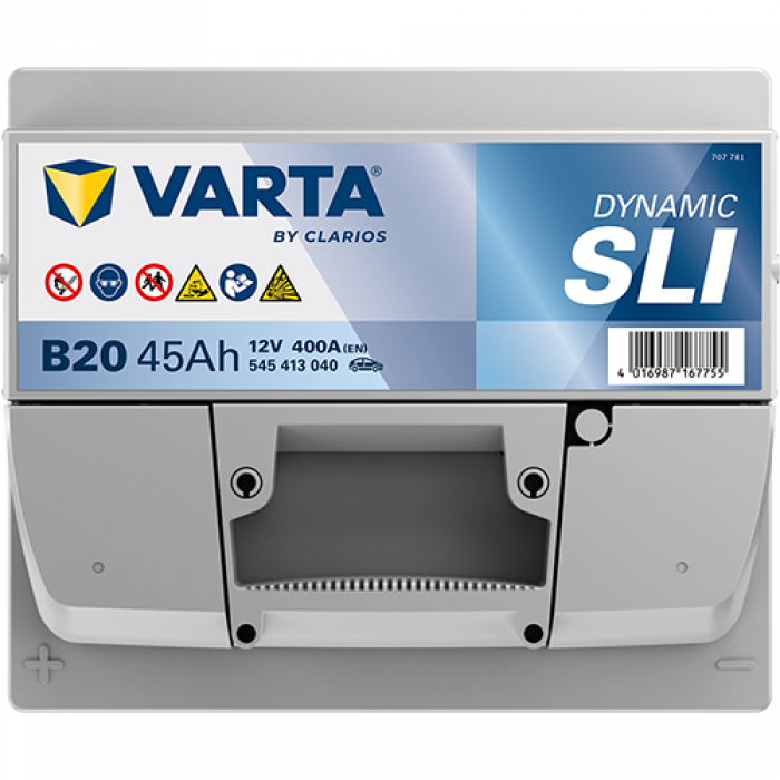Аккумулятор Varta SLI B20 45 Ач прям. пол. 400A 207x175x190