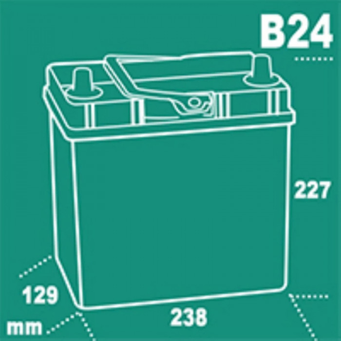 Аккумулятор Furukawa Battery ALTICA HIGH-GRADE 70B24L 50R обр. пол. 520A 232x127x220