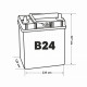 Аккумулятор Mutlu SFB M2 Asia 45R обр. пол. тонк. кл. 360A 237x127x222 (55B24L)