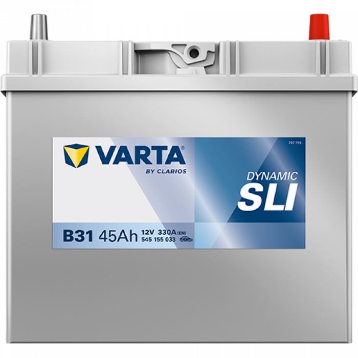 Аккумулятор VARTA SLI B31 45 Ач обр. пол. тонк. кл. 330A 238x129x227