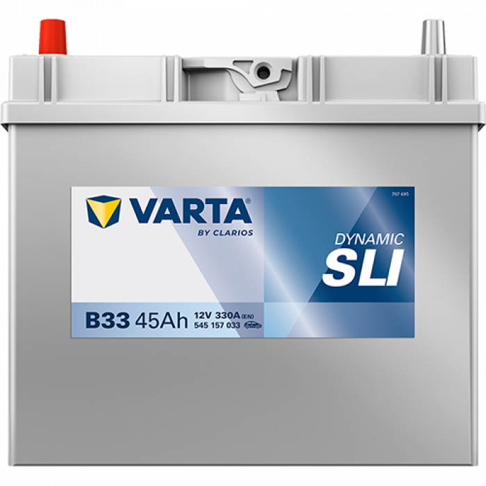 Аккумулятор VARTA SLI B33 45 Ач прям. пол. тонк. кл. 330A 238x129x227