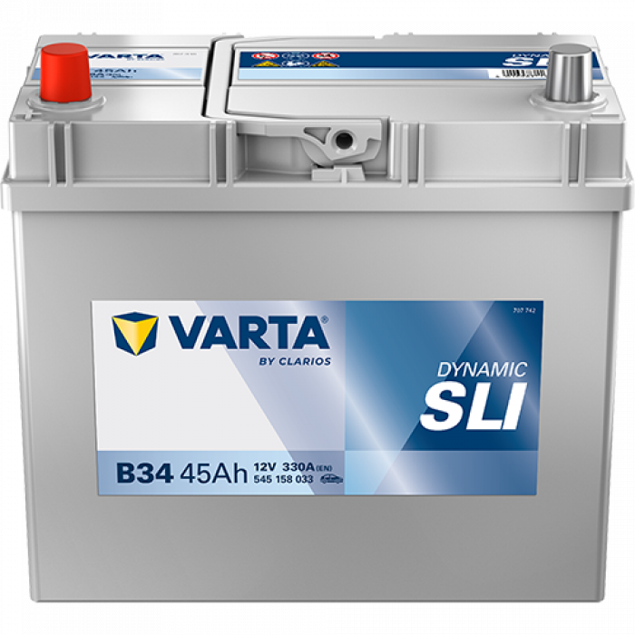 Аккумулятор VARTA SLI B34 45 Ач прям. пол. станд. кл. 330A 238x129x227