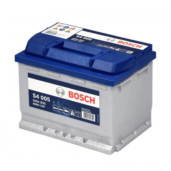 Аккумулятор Bosch S4 005 60R обр. пол. 540A 242x175x190