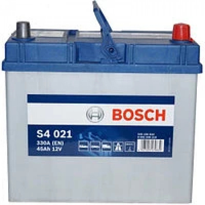 Аккумулятор Bosch S4 021 45L прям. пол. 330A 238x129x227