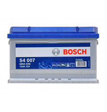 Аккумулятор Bosch S4 007 72R обр. пол. низкий 680A 278x175x175