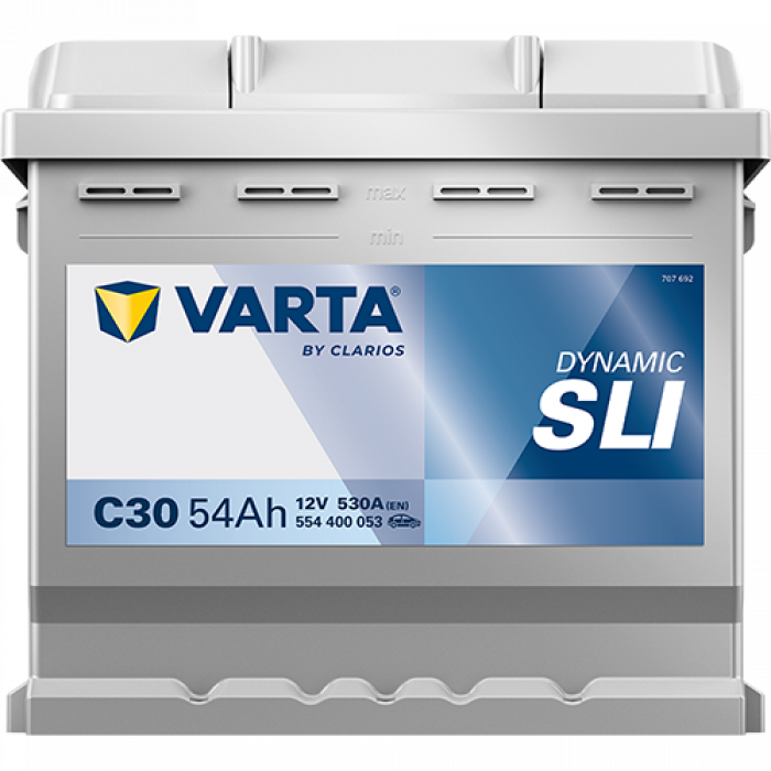 Аккумулятор Varta SLI C30 54R обр. пол. 530A 207x175x190