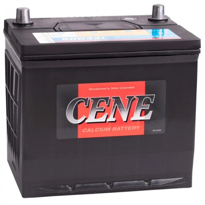 Аккумулятор CENE Asia (80D23L) 70R обр. пол. 600A 232x173x220
