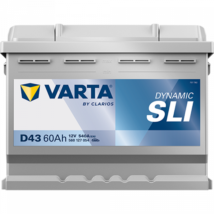 Аккумулятор Varta SLI D43 60 Ач прям. пол. 540A 242x175x190