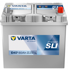Аккумулятор Varta SLI D47 60 Ач обр. пол. 540A 232x173x225