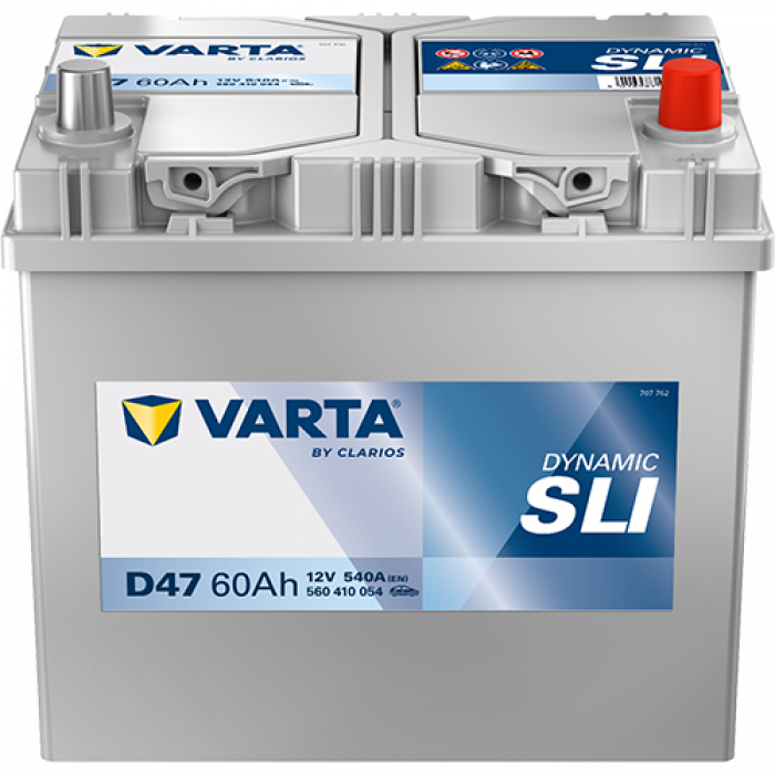 Аккумулятор Varta SLI D47 60 Ач обр. пол. 540A 232x173x225