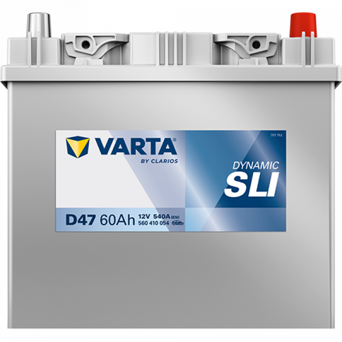 Аккумулятор Varta SLI D47 60 Ач обр. пол. 540A 232x173x225