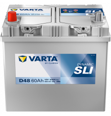 Аккумулятор Varta SLI D48 60 Ач прям. пол. 540A 232x173x225