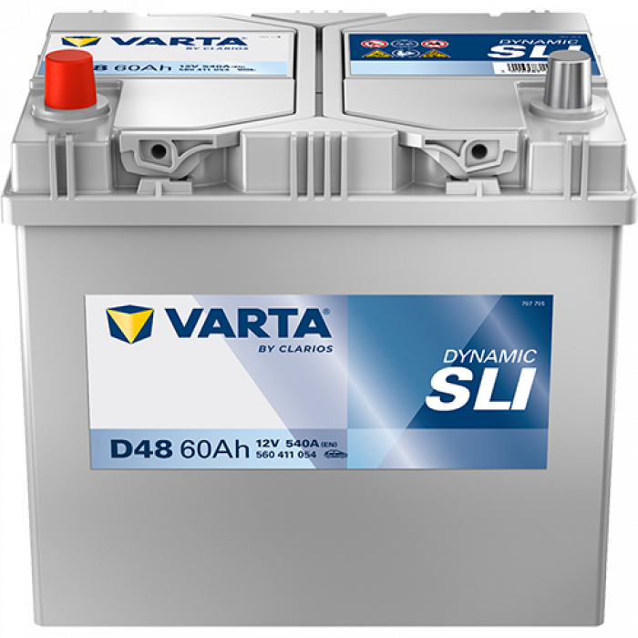 Аккумулятор Varta SLI D48 60 Ач прям. пол. 540A 232x173x225
