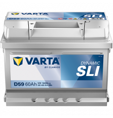 Аккумулятор Varta SLI D59 60 Ач обр. пол. низкий 540A 242x175x175