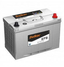 Аккумулятор DELKOR EFB 145D31L 90R обр. пол. 820A 306x173x220