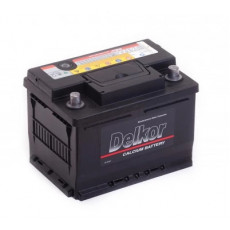 Аккумулятор DELKOR 61R обр. пол. низкий 600А 242x175x175