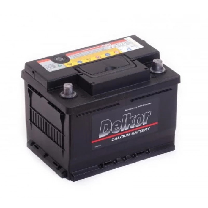 Аккумулятор DELKOR 61R обр. пол. низкий 600А 242x175x175