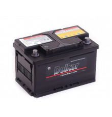Аккумулятор DELKOR 65R обр. пол. низкий 520А 278x175x175