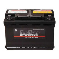 Аккумулятор DELKOR 74L прям. пол. 680А 278x175x190