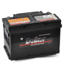 Аккумулятор DELKOR 75R обр. пол. низкий (57539) 650А 278x175x175