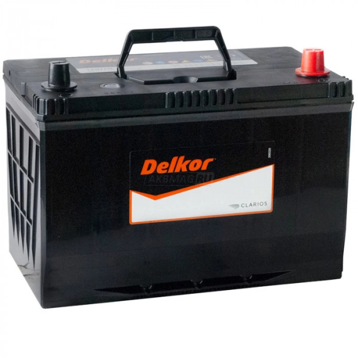 Аккумулятор DELKOR 115D31L 100R обр. пол. 800A 306x173x220