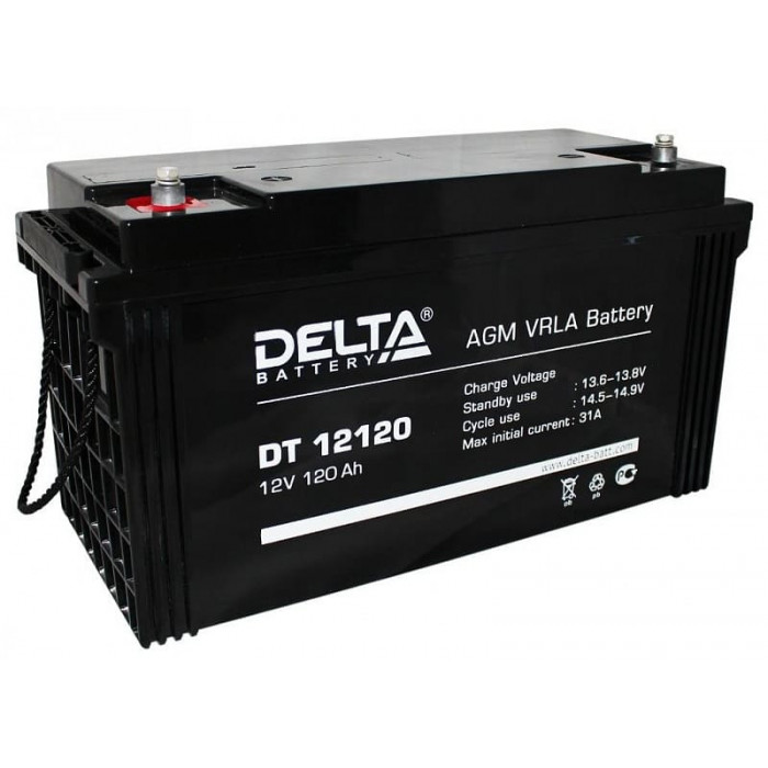 Аккумулятор для ИБП Delta DT 12120 120Ач 410x176x224
