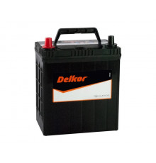 Аккумулятор Delkor 46B19R 40L прям. пол. тонкие клеммы 370A 187x127x220