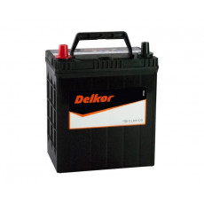Аккумулятор Delkor 46B19R 40L прям. пол. тонкие клеммы 370A 187x127x220