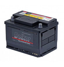 Аккумулятор DELKOR 65R обр. пол. 640А 242x175x190