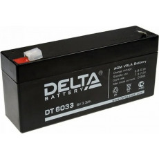 Аккумулятор Delta DT 6033 6В 4Ач универс. пол. 125x33x67