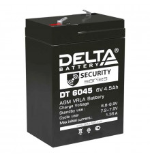 Аккумулятор для ИБП Delta DT 6045 6В 4,5 Ач 70x47x107